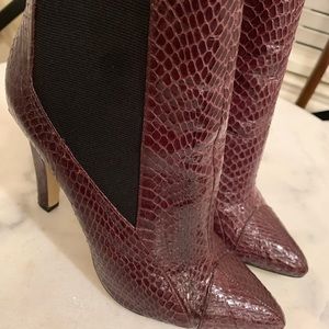 One time use Leather booties